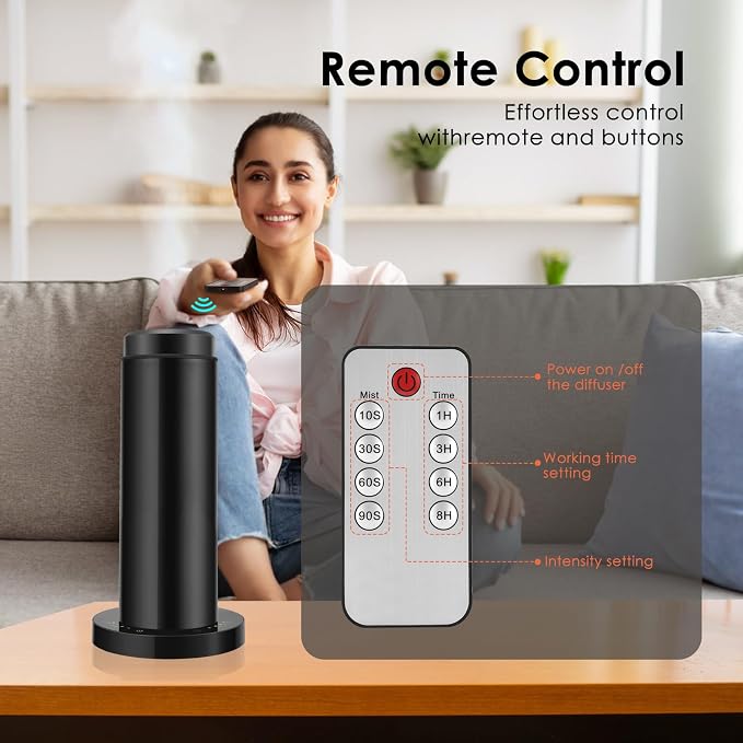 Waterless Scent Essential Oil Diffuser for Hotel,Whole House,Large Room, Office,Home,200ML Large Capacity, Covering 1500