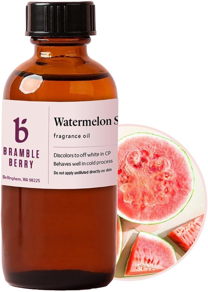 Watermelon Sugar Fragrance Oil 2 oz | Sweet Fruity Scent for Soap Making, Candles, Lotion, product image