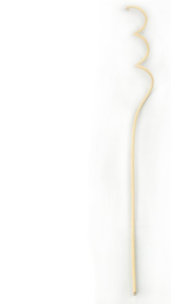 Wavy Spiry Natural Rattan Reed Fragrance Diffuser Replacement Refill Sticks 20 Pieces(12.5" Wavy, Natural Color), alternate