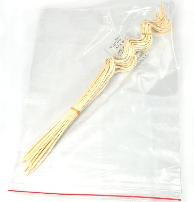 Wavy Spiry Natural Rattan Reed Fragrance Diffuser Replacement Refill Sticks 20 Pieces(12.5" Wavy, Natural Color), alternate