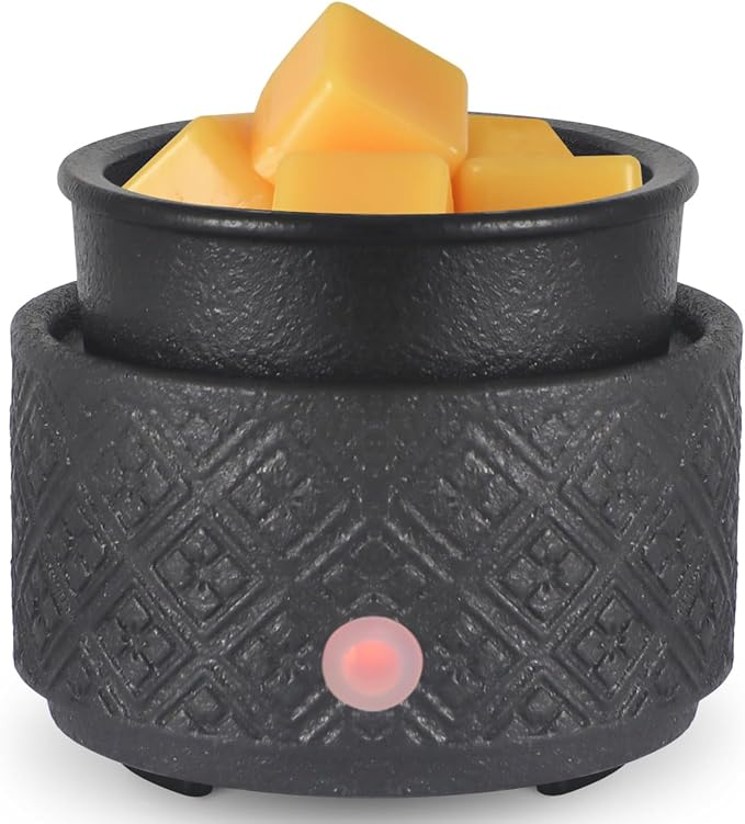 Wax Melt Warmer for Scented Wax,3-in-1Ceramic Wax Warmer Fragrances Candle Oils, Home Fragrance Burner,Electric Candle Warmer