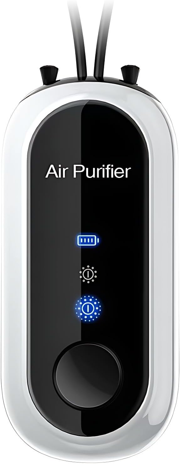 Wearable Air Purifier,Portable Negative Ion Generator Necklace,Efficient Ion Purification Smoke,Peculiar Smell,for Travel