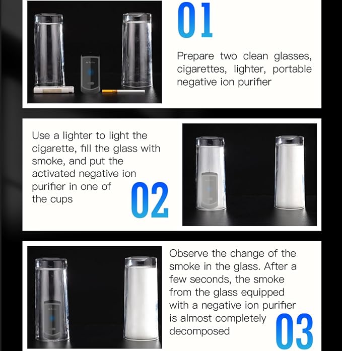 Wearable Negative Ion,Personal Air Purifier Necklace,Portable Mini Air Ionizer for Purifying Around the Body