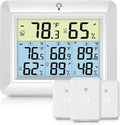 Weather Station Wireless Indoor Outdoor Thermometer with 3 Sensors, Remote Temperature Monitor with Humidity for Home, Baby