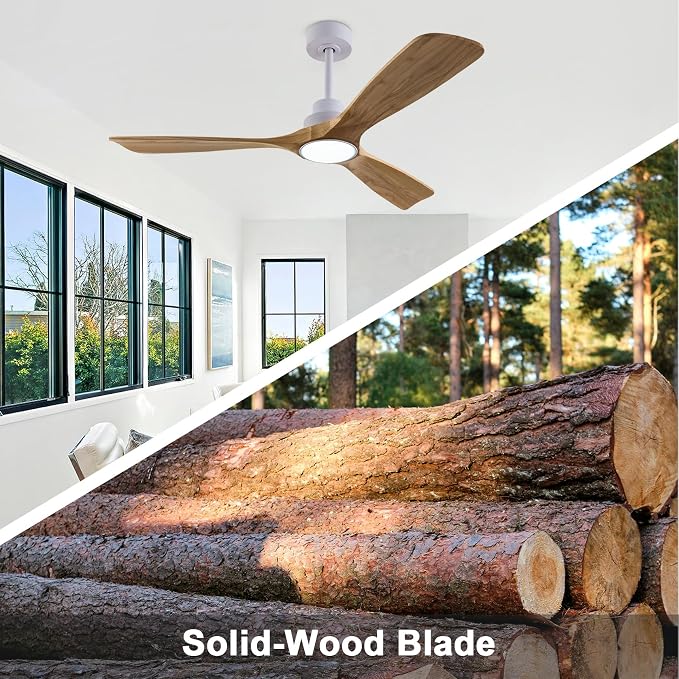 Welcome Ceiling Fans with Auto-Memory Indoor/Outdoor 52"Ceiling Fans with Lights and Remote, alternate product view 8