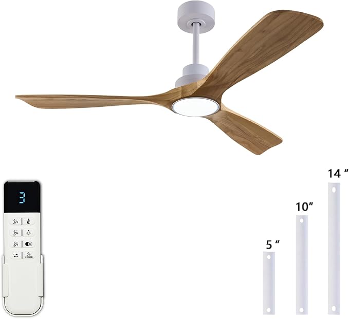 Welcome Ceiling Fans with Auto-Memory Indoor/Outdoor 52"Ceiling Fans with Lights and Remote, alternate product view 9