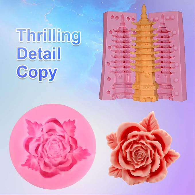 WelcomeYouOrder Silicone Mold Making Kit, 84oz 10A Elastic Liquid Silica Gel for Casting Resin molds and Candle &, alternate