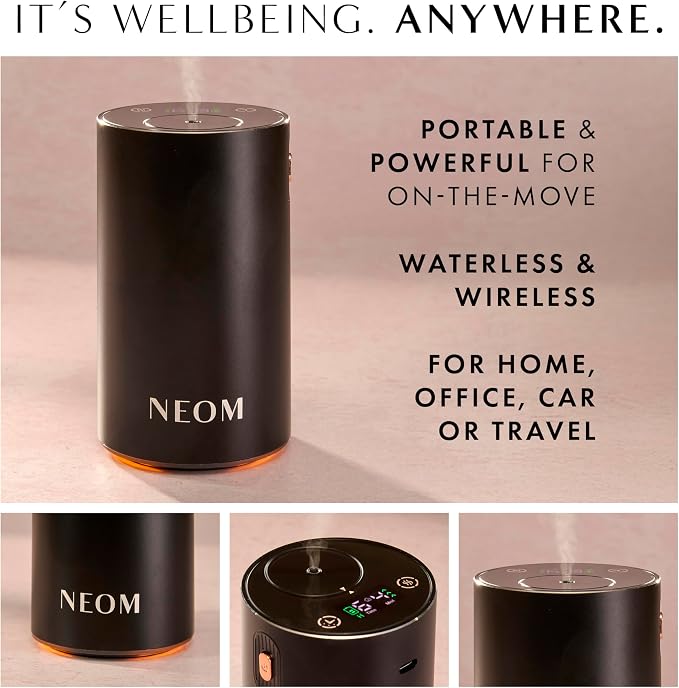 Wellbeing Pod Mini+ Essential Oil Diffuser, Black I Waterless and Wireless I Portable & Versatile - car, alternate product