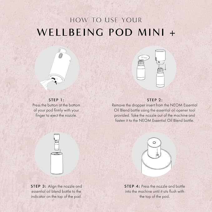 Wellbeing Pod Mini+ Essential Oil Diffuser, Black I Waterless and Wireless I Portable & Versatile - car, alternate product