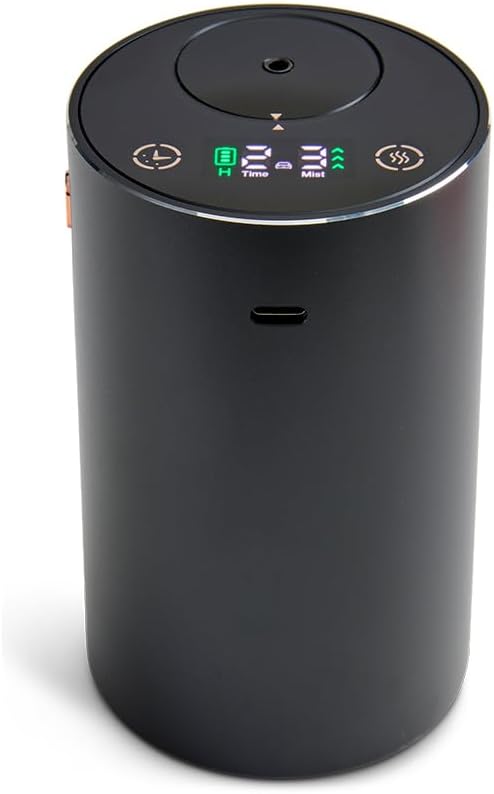 Wellbeing Pod Mini+ Essential Oil Diffuser, Black I Waterless and Wireless I Portable & Versatile - car, alternate product