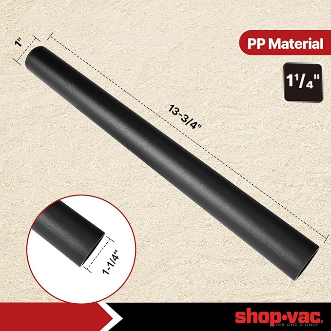 wet/dry vacuum 1-1/4" Crevice Tool with 2 Extension Wands, alternate product view 3