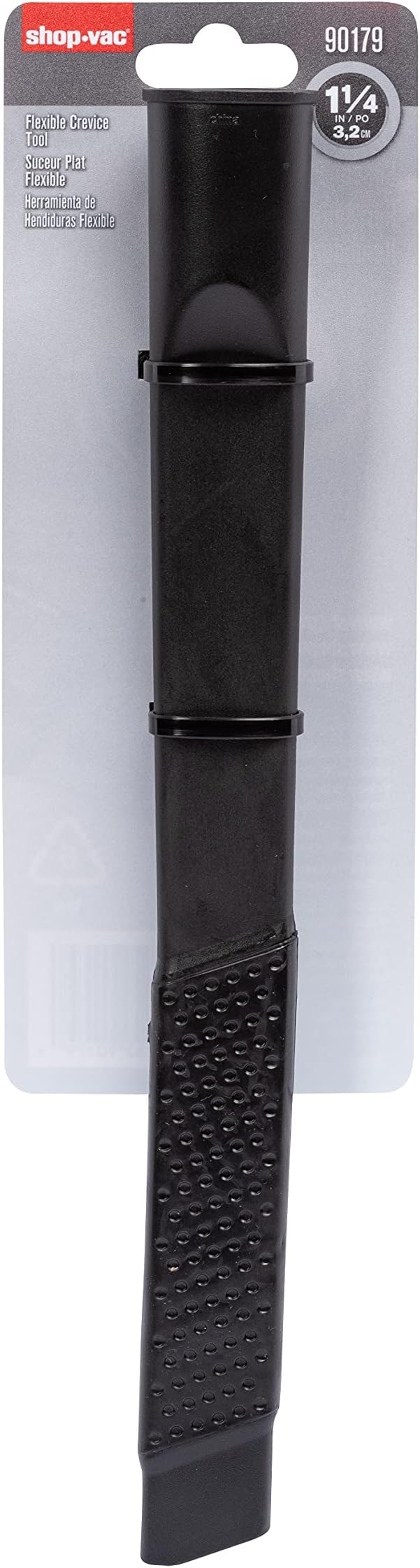 wet/dry vacuum 9017900 Flexible Crevice Tool, 1.25 Inch Diameter x 12 Inch Length, Accessing Tight Spaces and, alternate view