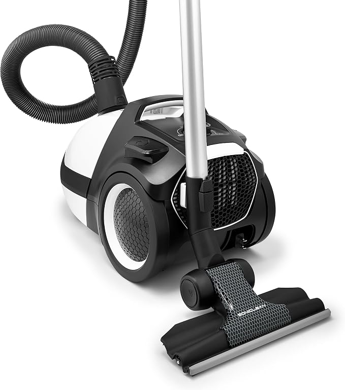 WhisperJet C2 Canister Vacuum Cleaner - Ultra-Quiet Operation - U15 ULPA Filtration - Designed in Germany 37FT stainless