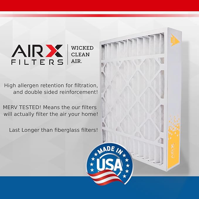 WICKED CLEAN AIR. 18x24x4 Air Filter MERV 13 Electrostatic Pleated Air Conditioner Filter 6 Pack HVAC AC Furnace, alternate