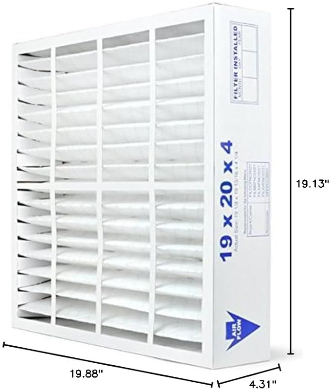 WICKED CLEAN AIR. 19x20x4 MERV 11 HVAC AC Furnace Air Filter Compatible Replacement for Bryant Carrier FILBBFNC0021