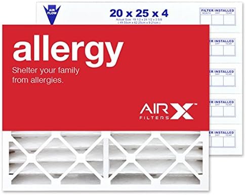 WICKED CLEAN AIR. 20x25x4 MERV 11 HVAC AC Furnace Air Filter Replacement for White Rodgers FR2000M-108 FR2000M-111, Allergy