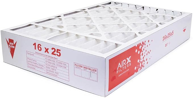 WICKED CLEAN AIR. Compatible/Replacement for 16x25x5 MERV 11 HVAC AC Furnace Air Filter FC100A1029 CF200A1008