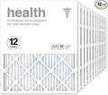 wickedcleanair 20x25x1 Air Filter MERV 13 Pleated HVAC AC Furnace Air Filter, everyday comfort 12-Pack, product image