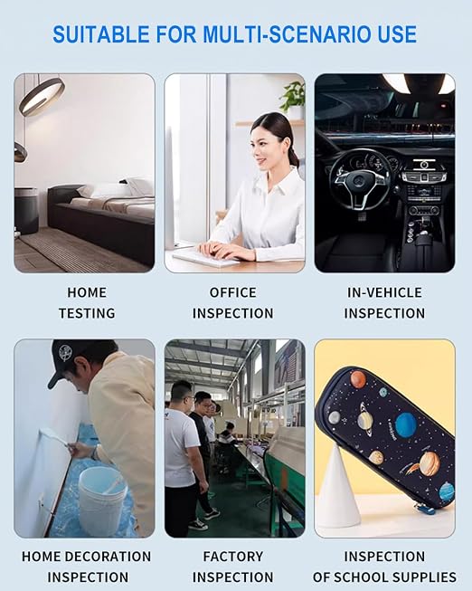 WiFi Air Quality Monitor,15-in-1 Smart Air Quality Tester with PM, CO2, CO, TVOC, HCHO, PM, AQI, Temperature & Humidity