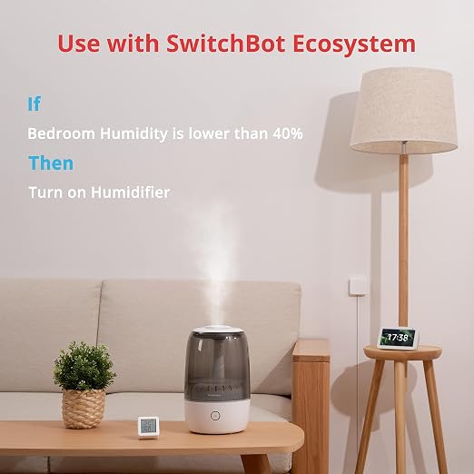 WiFi Hygrometer Thermometer with Hub, Dewpoint/VPD/Absolute Humidity Meter, Indoor Wireless Temperature Humidity Sensor