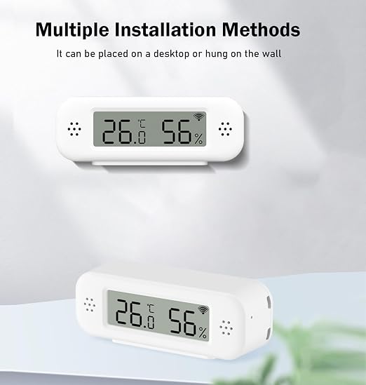 WiFi Thermometer Hygrometer: Smart Temperature Humidity Sensor, Indoor Room Temperature Monitor with App Notification Alerts