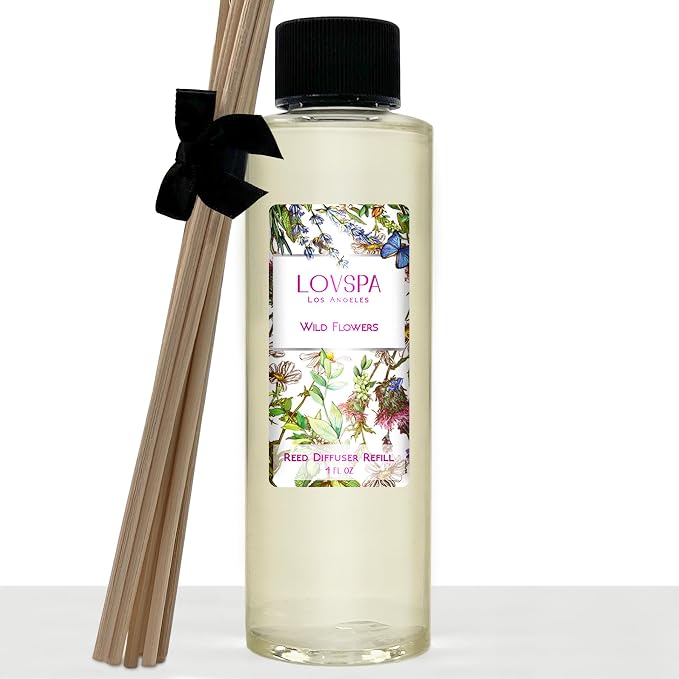 Wild Flowers Diffuser Oil - Luxury Essential Oils for Diffuser Refill & Air Freshener Room Spray, product image