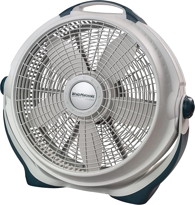 Wind Machine Fan, Air Circulator Fan with 3 Speeds, 20" Model 3300, Gray, product image