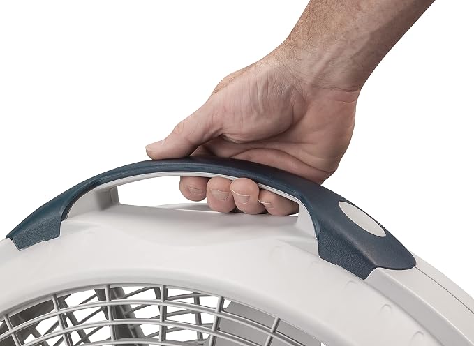 Wind Machine Fan, Air Circulator Fan with 3 Speeds, 20" Model 3300, Gray, alternate product view 9
