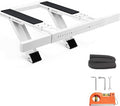 Window AC Support Bracket, No-Drill No-Tool Air Conditioner Support Bracket Adjustable Wall Mount, Heavy Duty Steel Holds Up
