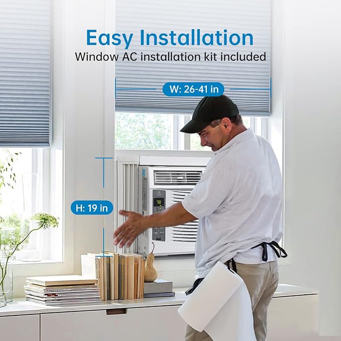 Window AC Unit 6000 BTU, Efficient Cooling Window Air Conditioner with Remote and App Control, alternate product view 5