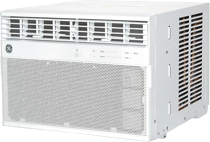Window Air Conditioner 10,000 BTU for Rooms up to 450 sq ft., Wi-Fi Enabled, Energy-Efficient Cooling for Medium Rooms, Easy