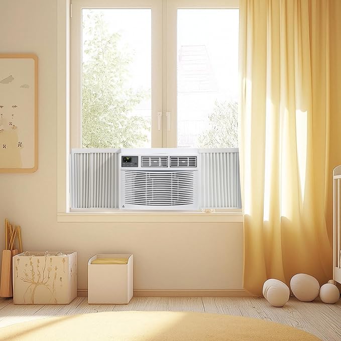 Window Air Conditioner, 10000BTU air conditioner for 450 Sq. Ft, Dehumidifying & Fan, Quiet Operation and Easy Installation