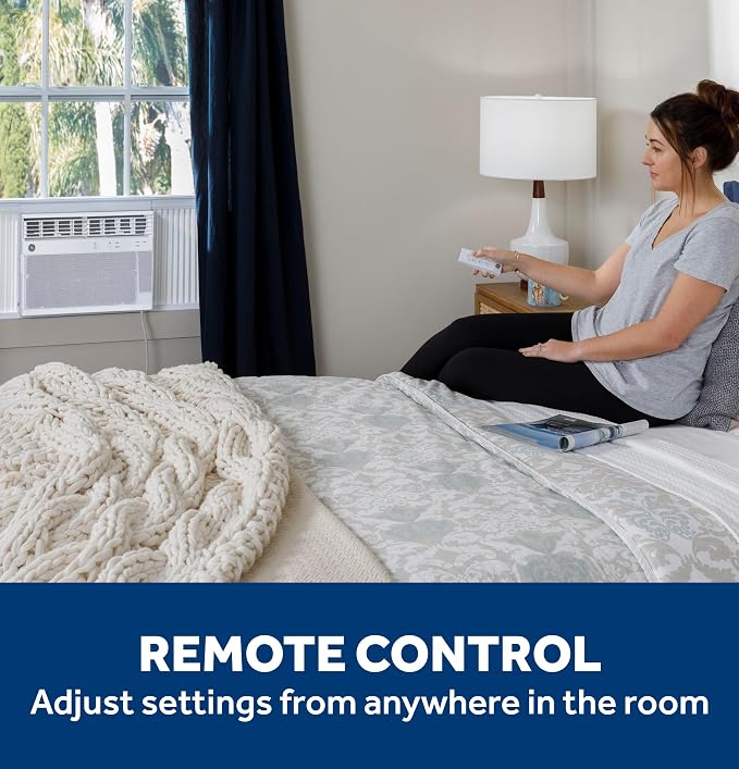 Window Air Conditioner 12,000 BTU for Rooms up to 550 sq ft., Wi-Fi Enabled, Energy-Efficient Cooling for Large Rooms, Easy