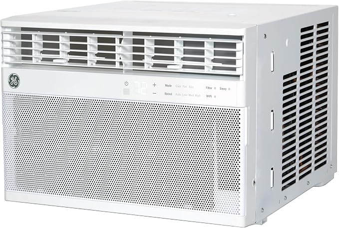 Window Air Conditioner 12,000 BTU for Rooms up to 550 sq ft., Wi-Fi Enabled, Energy-Efficient Cooling for Large Rooms, Easy