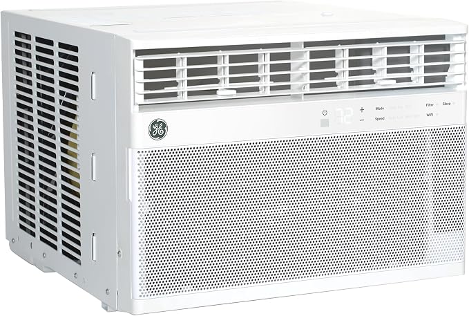 Window Air Conditioner 12,000 BTU for Rooms up to 550 sq ft., Wi-Fi Enabled, Energy-Efficient Cooling for Large Rooms, Easy