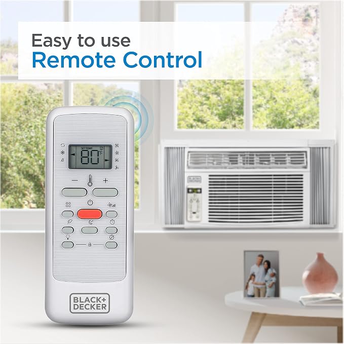 Window Air Conditioner 12000 BTU, AC Window Unit Cools Up to 550 Square Feet, Window AC Unit with Remote Control, 3 Cooling
