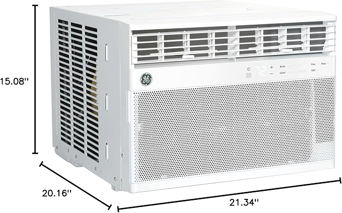 Window Air Conditioner 14,000 BTU for Rooms up to 700 sq ft., Wi-Fi Enabled, Energy-Efficient Cooling for Large Rooms, Easy