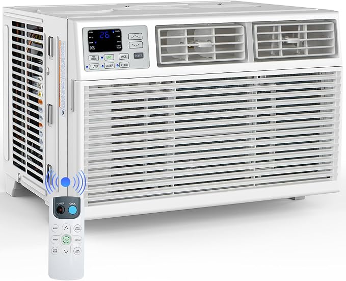 Window Air Conditioner, 14000 BTU Window AC Unit, Cooling Room 700sq.ft, Fast Cooling, 24H Timer,Dehumidifier Mo, Energy