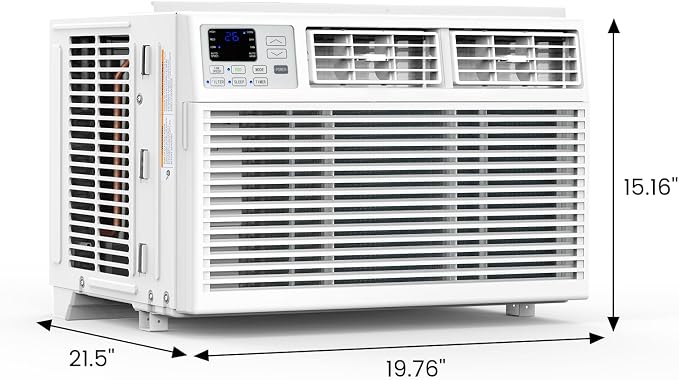 Window Air Conditioner, 14000 BTU Window AC Unit, Cooling Room 700sq.ft, Fast Cooling, 24H Timer,Dehumidifier Mo, Energy
