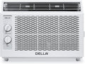 Window Air Conditioner, 5000 BTU Cools Up To 150 Sq. Ft, Reusable Filter, Easy Install Kit, Energy Saving AC Unit with Easy