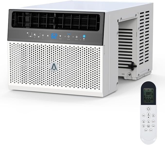 Window Air Conditioner, 6000BTU air conditioner for 250 Sq. Ft, Dehumidifying & Fan, Quiet Operation and Easy Installation