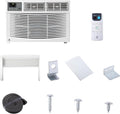 Window Air Conditioner 8,000 BTU, Smart Window AC Unit with WiFi & App Control, 24-Hour Timer, Energy-Saving ECO & Sleep