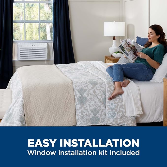 Window Air Conditioner 8000 BTU, Wi-Fi Enabled, Energy-Efficient Cooling for Medium Rooms, 8K BTU Window AC Unit, alternate