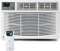 Window Air Conditioner, 8000 BTU Window AC Unit, Cool Rooms up to 350 Sq.Ft., 3 Fan Speed, 24H Timer, Energy Saving, Remote