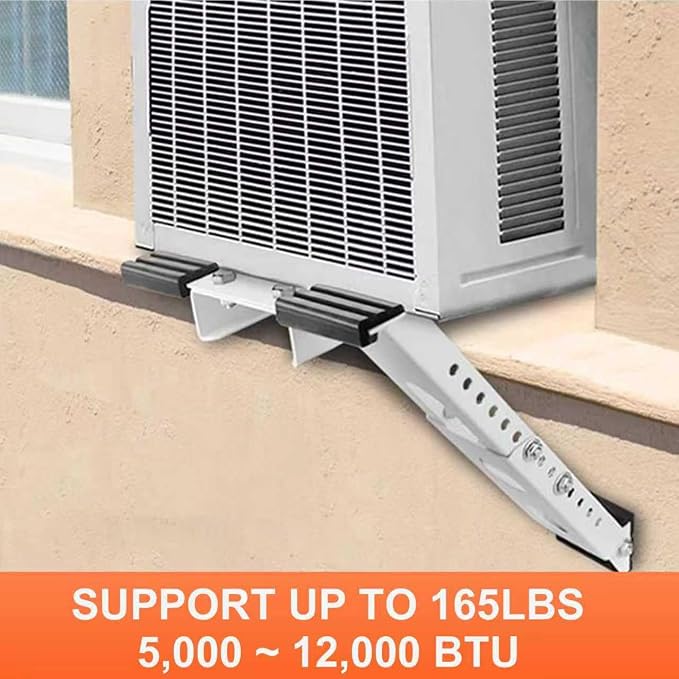 Window Air Conditioner Bracket, Universal AC Support Brackets, Heavy Duty Support Up to 165lbs, alternate product view 3