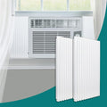 Window Air Conditioner Foam Insulating Panels Kits,17 Inch x 9 Inch x 7/8 Inch AC Units Insulation Side Panels, White