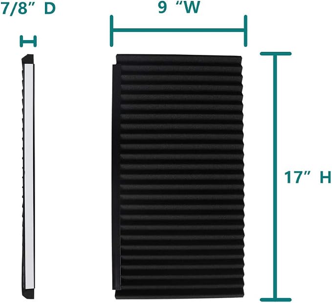 Window Air Conditioner Foam Insulating Panels Kits, AC Units Insulation Side Panels, 17 Inch x 9 Inch x 7/8 Inch, alternate