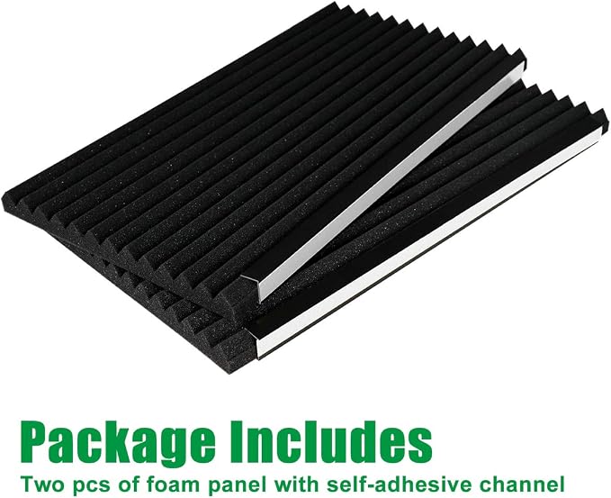 Window Air Conditioner Insulation Foam Panels, 2 Pcs Indoor Window AC Side Foam Cover for Winter and Summer, 17 x 9 x 7/8