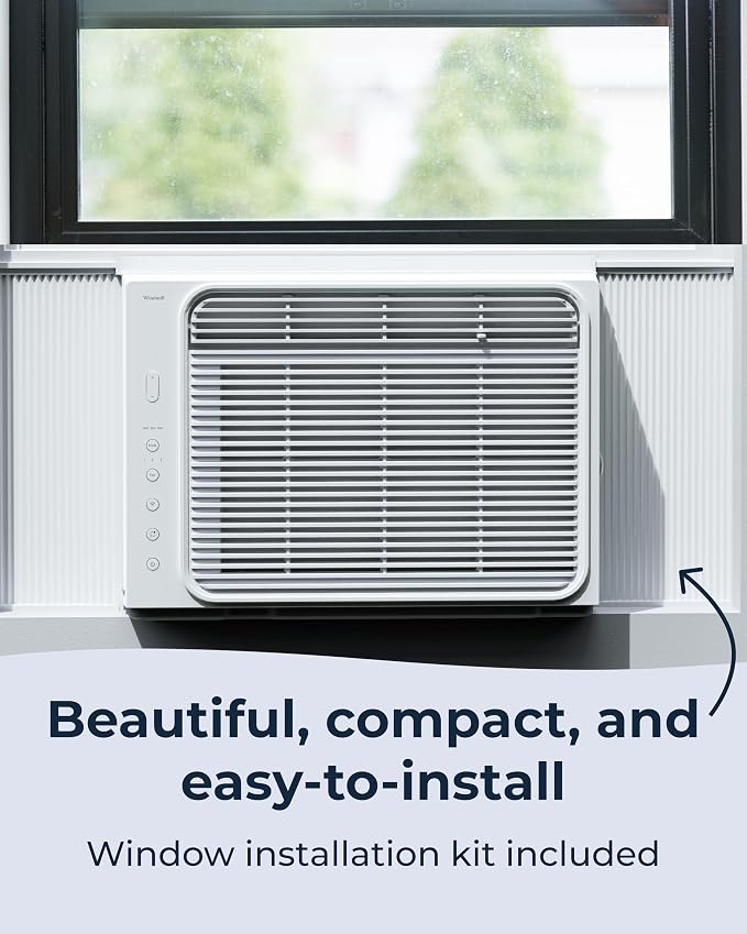 Window Air Conditioner - Quiet & Smart, Easy Install, Voice-Enabled, Remote & App Control AC Unit - 5,000 BTU Lite, alternate