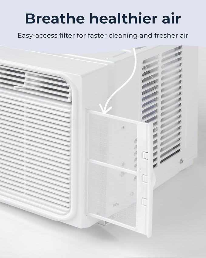 Window Air Conditioner - Quiet & Smart, Easy Install, Voice-Enabled, Remote & App Control AC Unit - 5,000 BTU Lite, alternate